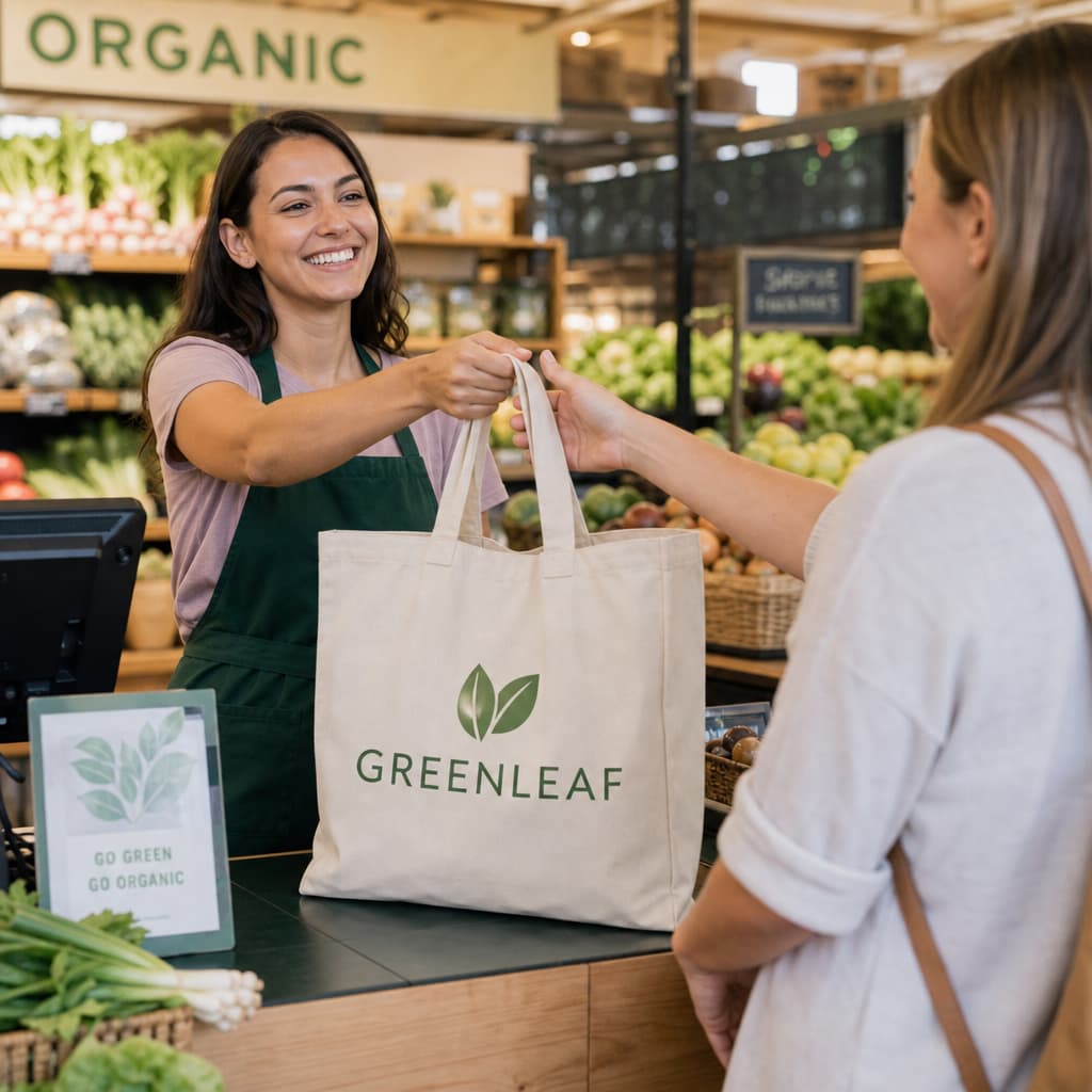 Reusable Tote Program for 120-Store Organic Chain